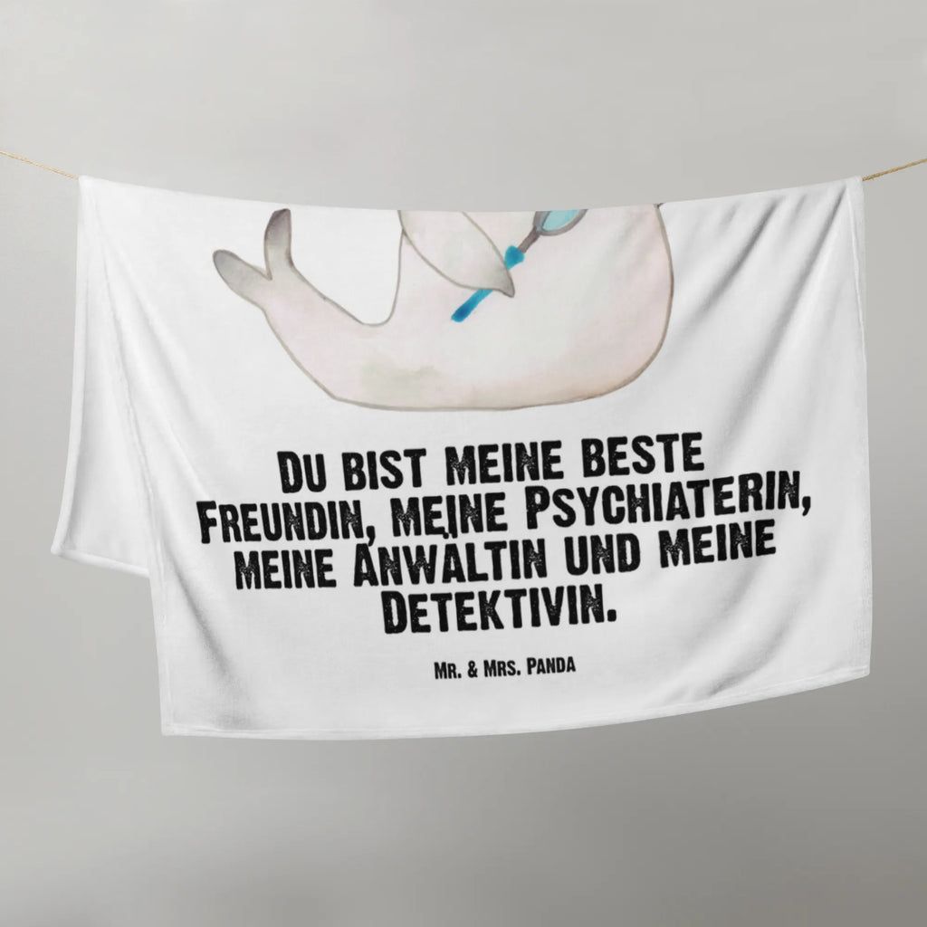 Baby blanket seal sherlock small animals, cute, funny, cute animal motives, hand drawn, small world, funny sayings, good mood, happy, gifts, gift ideas, special gifts, animal lover, card