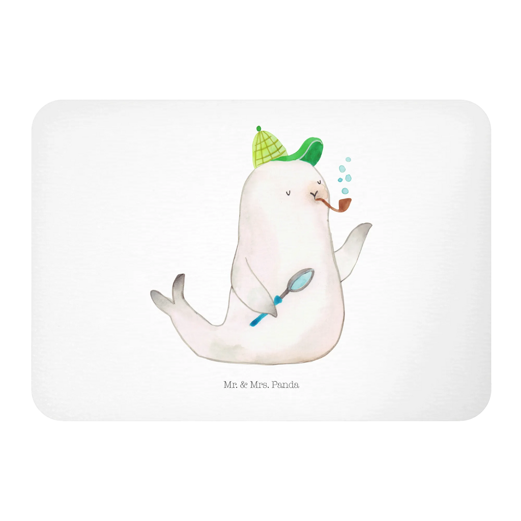 Magnes foka Sherlock Kühlschrankmagnet, Souvenir Magnet, Motivmagnete, Whiteboard Magnet, Dekomagnet, Notiz Magnet, Pinnwandmagnet, Kühlschrank Dekoration, Tiermotive, Gute Laune, lustige Sprüche, Tiere