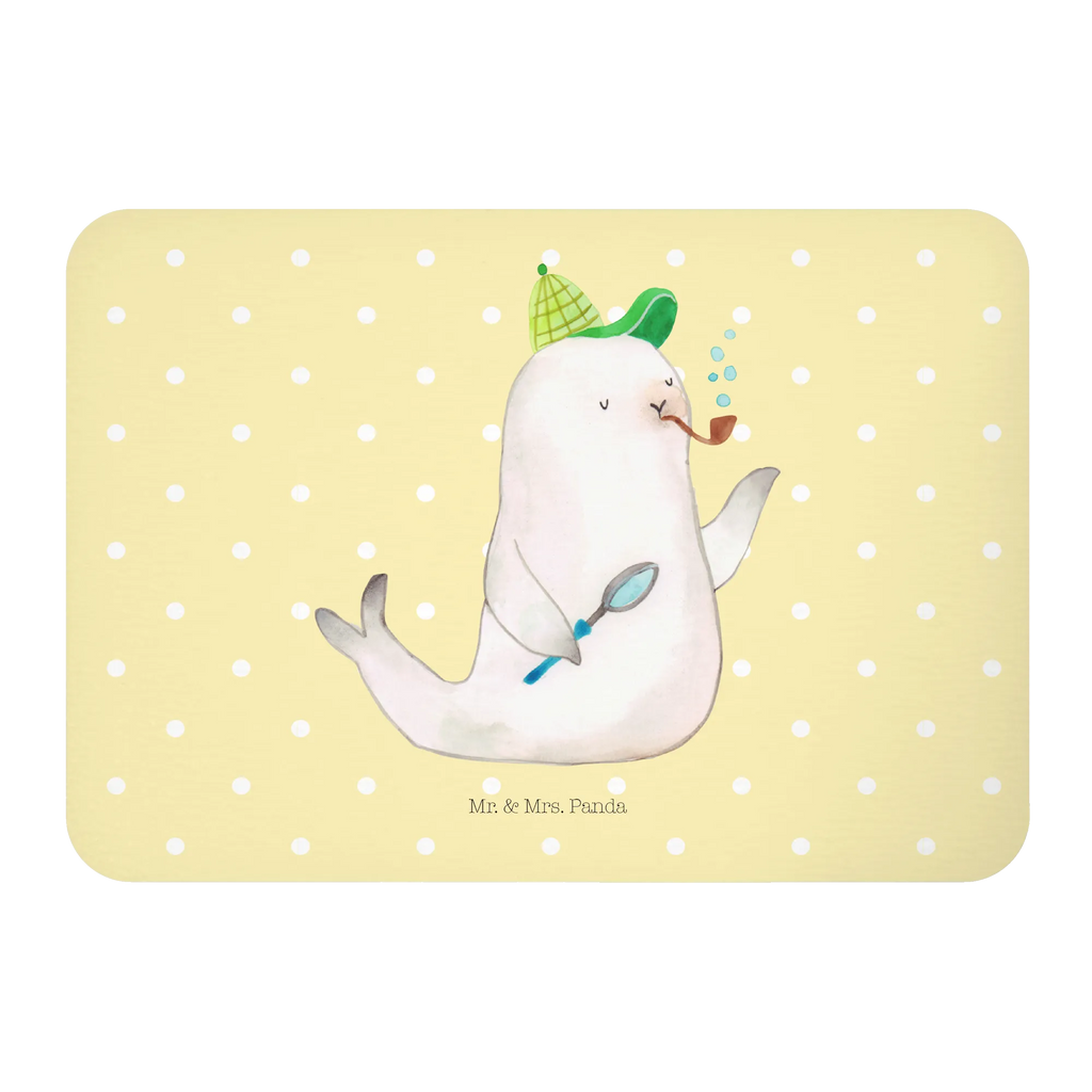 Magnes foka Sherlock Kühlschrankmagnet, Souvenir Magnet, Motivmagnete, Whiteboard Magnet, Dekomagnet, Notiz Magnet, Pinnwandmagnet, Kühlschrank Dekoration, Tiermotive, Gute Laune, lustige Sprüche, Tiere