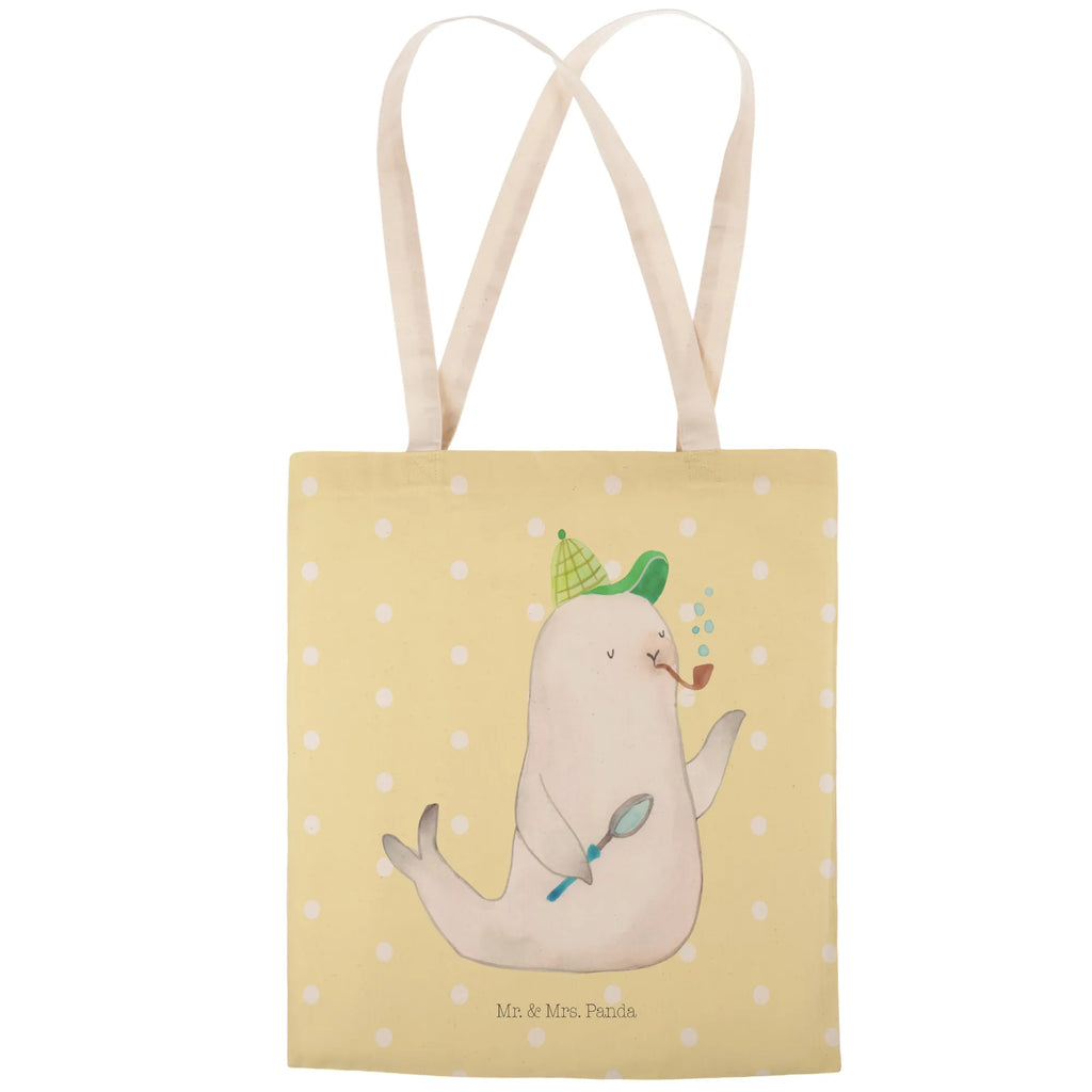 Einkaufstasche Robbe Sherlock Einkaufstaschen, Stofftaschen, taschen shopper, Stofftragetasche, Shopper, Einkaufsbeutel, Schultertasche, Einkaufstasche, Tüte, Stoffeinkaufstaschen, Strandtasche, einkaufsshopper, Umhängetasche, Freizeittasche, tragbeutel, cityshopper, Stofftasche, markttasche, Beutel, shopping bag, Tragetaschen, stoffshopper, Beutel Tasche, Stoffbeutel, Alltagstasche, Lustige Sprüche, Tiere, Tiermotive, Gute Laune