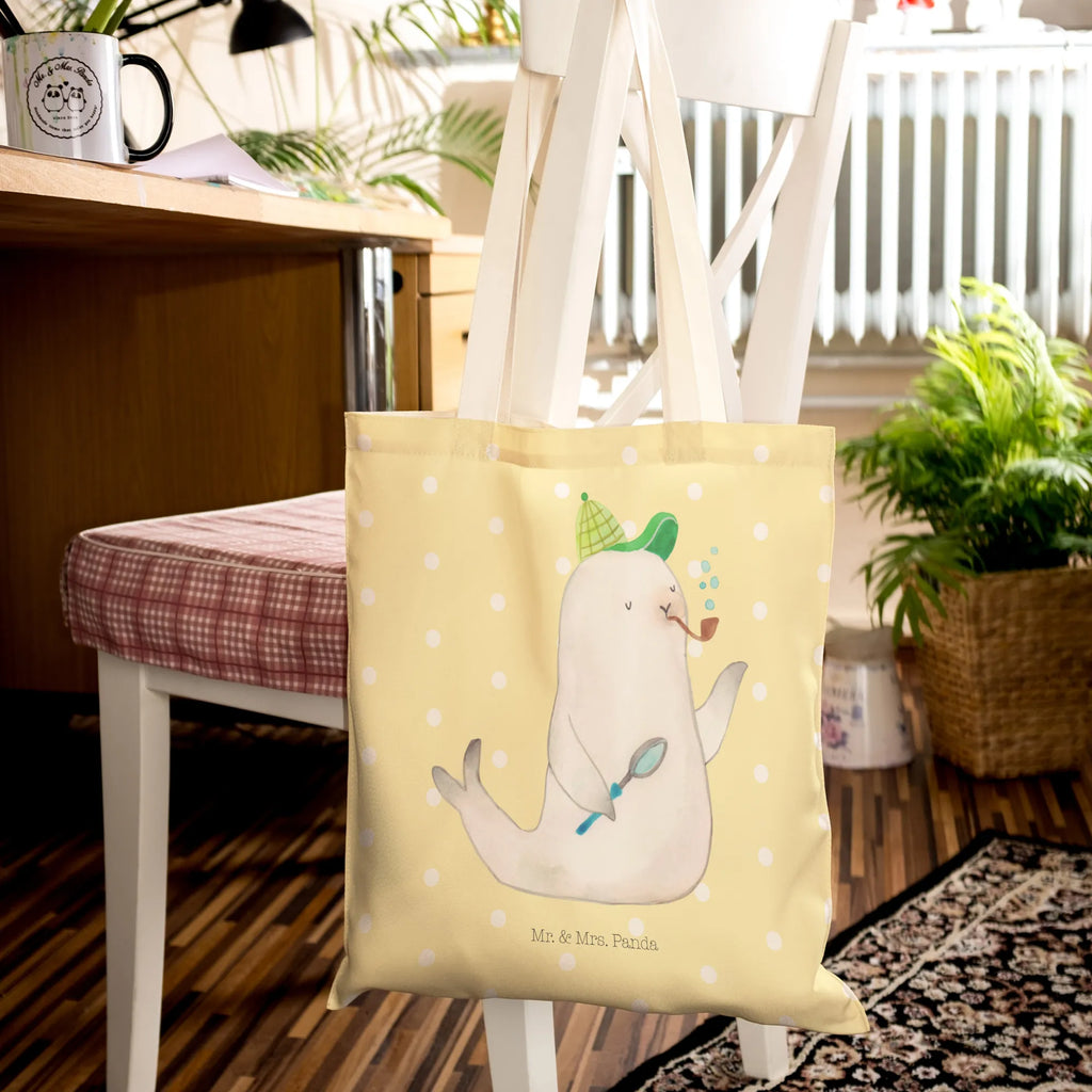 Einkaufstasche Robbe Sherlock Einkaufstaschen, Stofftaschen, taschen shopper, Stofftragetasche, Shopper, Einkaufsbeutel, Schultertasche, Einkaufstasche, Tüte, Stoffeinkaufstaschen, Strandtasche, einkaufsshopper, Umhängetasche, Freizeittasche, tragbeutel, cityshopper, Stofftasche, markttasche, Beutel, shopping bag, Tragetaschen, stoffshopper, Beutel Tasche, Stoffbeutel, Alltagstasche, Lustige Sprüche, Tiere, Tiermotive, Gute Laune