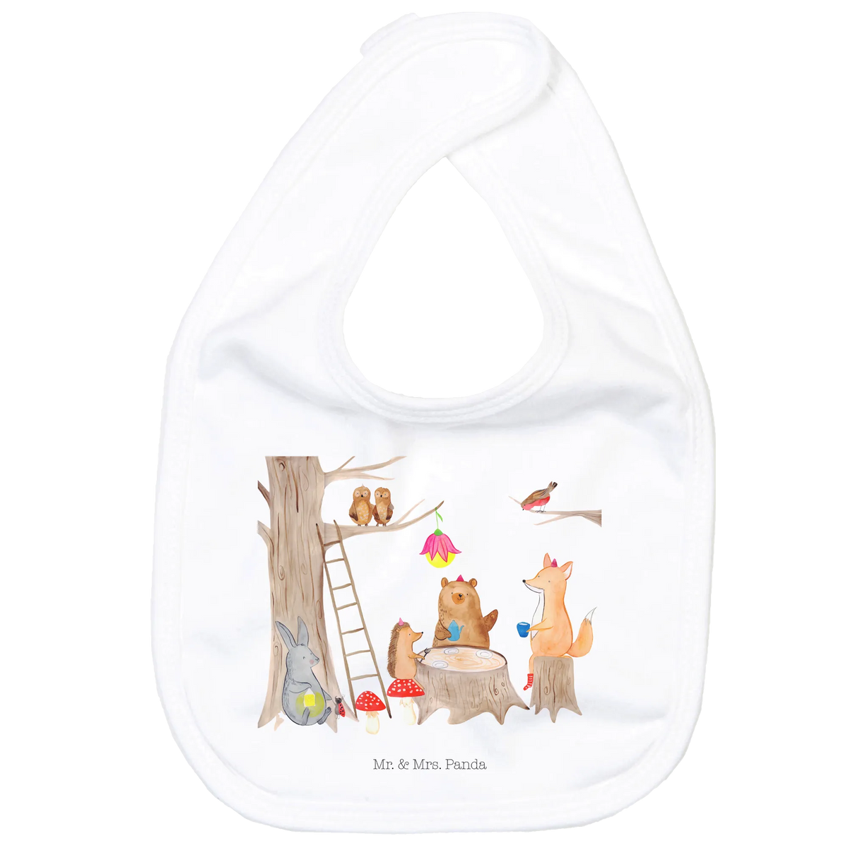 Bib forest animals picnic baby shower, spit cloth, baby bib, toddler, drool bib, baby party, small animals, cute, funny, cute animal motives, hand drawn, small world, funny sayings, good mood, happy, gifts, gift ideas, special gifts, animal lover, card, squirrel, hare, picnic, forest, forest animals, hedgehog, fox, mouse