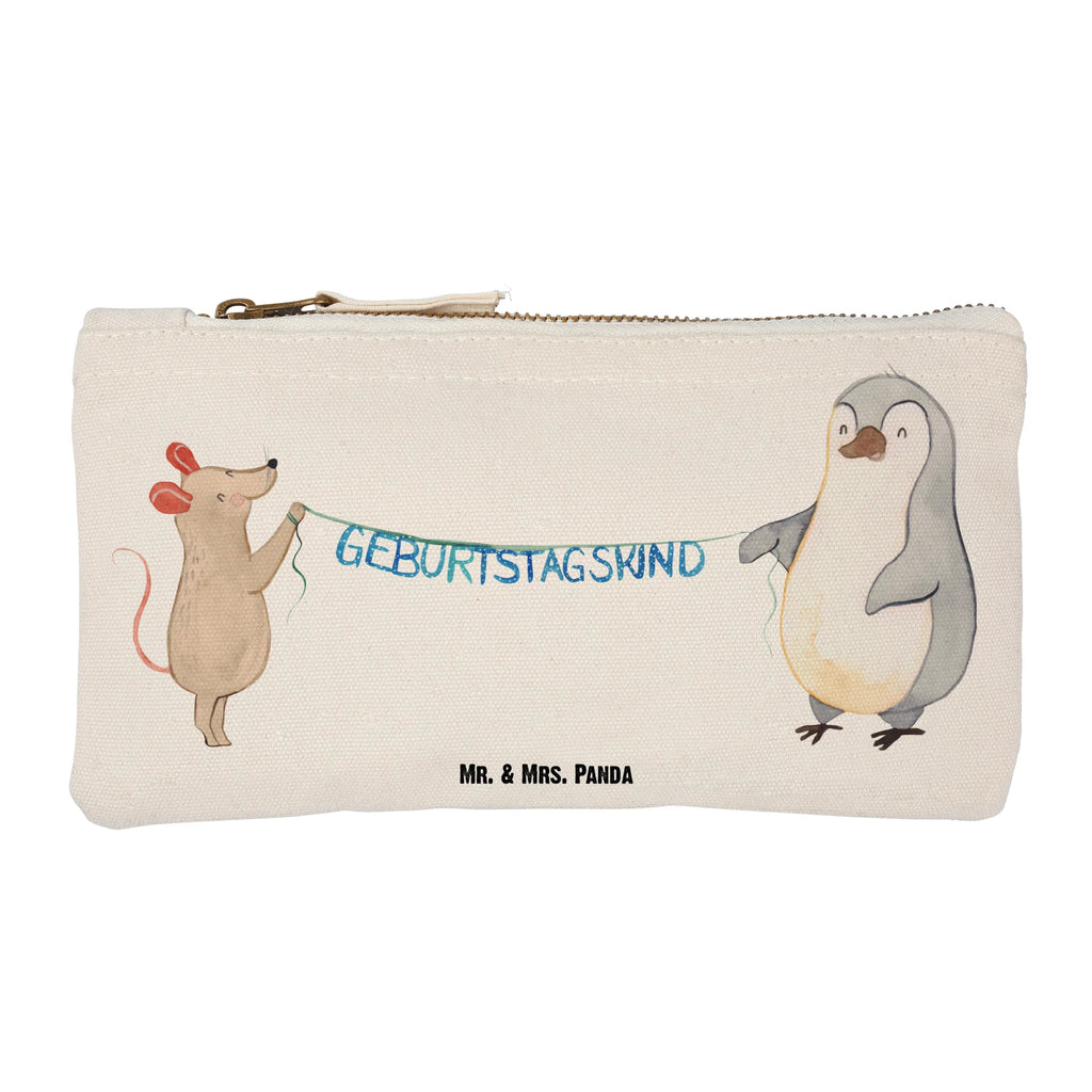 torebka na makijaż Mysz Pingwin urodziny toiletry bag, Schlampermäppchen, Schminktasche, Kulturbeutel, aufbewahrungsbeutel, pencil case, Schminkbeutel, Waschbeutel, Stiftemäppchen, Mäppchen, Waschtasche, Federmappe, utensilientasche, beauty tasche, Kosmetikbeutel, Kulturtasche, kosmetiktäschchen, Schminktäschchen, Etui, beauty case, Kosmetiktasche, pinsel tasche, aufbewahrungstasche, Geburtstag, Geburtstagsgeschenk, Geschenk, Geburtstage, Maus, Happy Birthday, Geburtstagsfeier, Pinguin