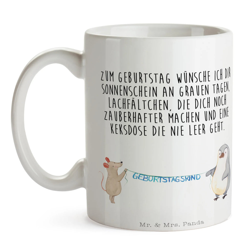 Tasse Maus Pinguin Geburtstag Tasse mit Zitaten, Teetasse, Tasse mit Motiven, Tasse, Geschenktasse, Kaffeetasse, Porzellantasse, Keramiktasse, Bürotasse, Geburtstag, Geburtstagsgeschenk, Geschenk, Happy Birthday, Maus, Geburtstagsfeier, Pinguin, Geburtstage