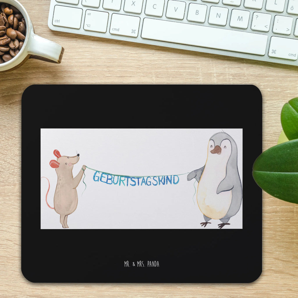 Mauspad Maus Pinguin Geburtstag Mauspad Büro, Mousepad, Computer zubehör, Mausunterlage, Mauspad, Einzigartiges Mauspad, Designer Mauspad, Büroausstattung, PC Zubehör, Arbeitszimmer, Geburtstag, Geburtstagsgeschenk, Geschenk, Maus, Geburtstagsfeier, Happy Birthday, Pinguin, Geburtstage