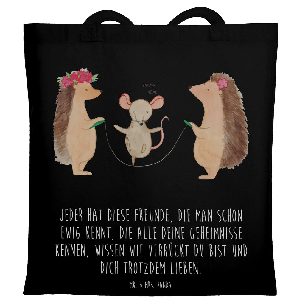 Tragetasche Igel Seilhüpfen Beuteltasche, Einkaufstüte, Stofftasche, Einkaufstasche, Stoffbeutel, Jutetasche, Shopper, Badetasche, Tasche, Laptoptasche, Jutebeutel, Tragetasche, Schultertasche, Strandtasche, Umhängetasche, Beutel, Tiermotive, Gute Laune, lustige Sprüche, Tiere, Kindergarten, Maus, Seilhüpfen, Kinder, Seilspringen, Igel