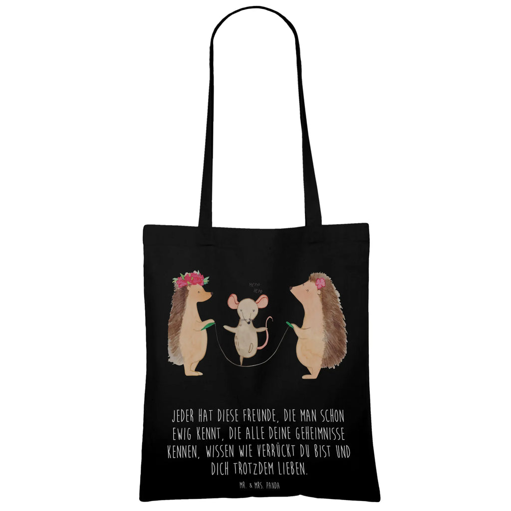 Tragetasche Igel Seilhüpfen Beuteltasche, Einkaufstüte, Stofftasche, Einkaufstasche, Stoffbeutel, Jutetasche, Shopper, Badetasche, Tasche, Laptoptasche, Jutebeutel, Tragetasche, Schultertasche, Strandtasche, Umhängetasche, Beutel, Tiermotive, Gute Laune, lustige Sprüche, Tiere, Kindergarten, Maus, Seilhüpfen, Kinder, Seilspringen, Igel