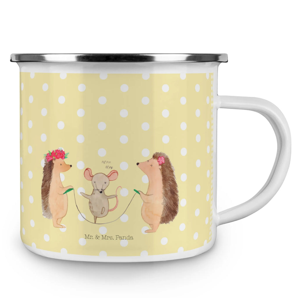 Kempingowy kubek emaliowany jeż Skakanie na skakance Reisebecher, Blechtasse, Pott, reisetasse, becher emaille, Metalltasse, Tasse Emaille, Kaffeetasse, Teebecher, Emailletasse, wanderbecher, emaillebecher, Trinkbecher, Campingtasse, Emaille Tasse, Emaille Becher, Becher, Teetasse, Kaffeebecher, metallbecher, blechbecher, Tasse, Campingbecher, wandertasse, Tiere, Tiermotive, Gute Laune, Lustige Sprüche, Igel, Maus, Kindergarten, Seilspringen, Seilhüpfen, Kinder