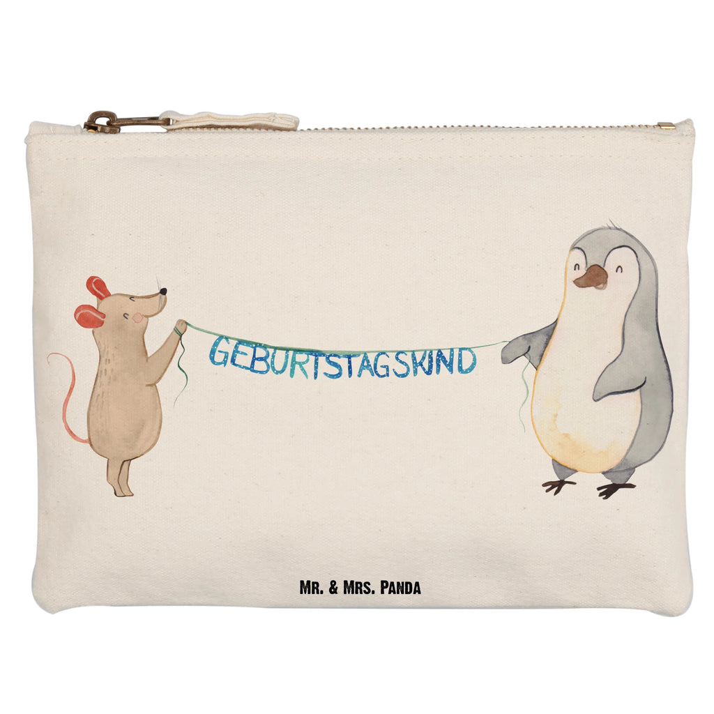 torebka na makijaż Mysz Pingwin urodziny toiletry bag, Schlampermäppchen, Schminktasche, Kulturbeutel, aufbewahrungsbeutel, pencil case, Schminkbeutel, Waschbeutel, Stiftemäppchen, Mäppchen, Waschtasche, Federmappe, utensilientasche, beauty tasche, Kosmetikbeutel, Kulturtasche, kosmetiktäschchen, Schminktäschchen, Etui, beauty case, Kosmetiktasche, pinsel tasche, aufbewahrungstasche, Geburtstag, Geburtstagsgeschenk, Geschenk, Geburtstage, Maus, Happy Birthday, Geburtstagsfeier, Pinguin