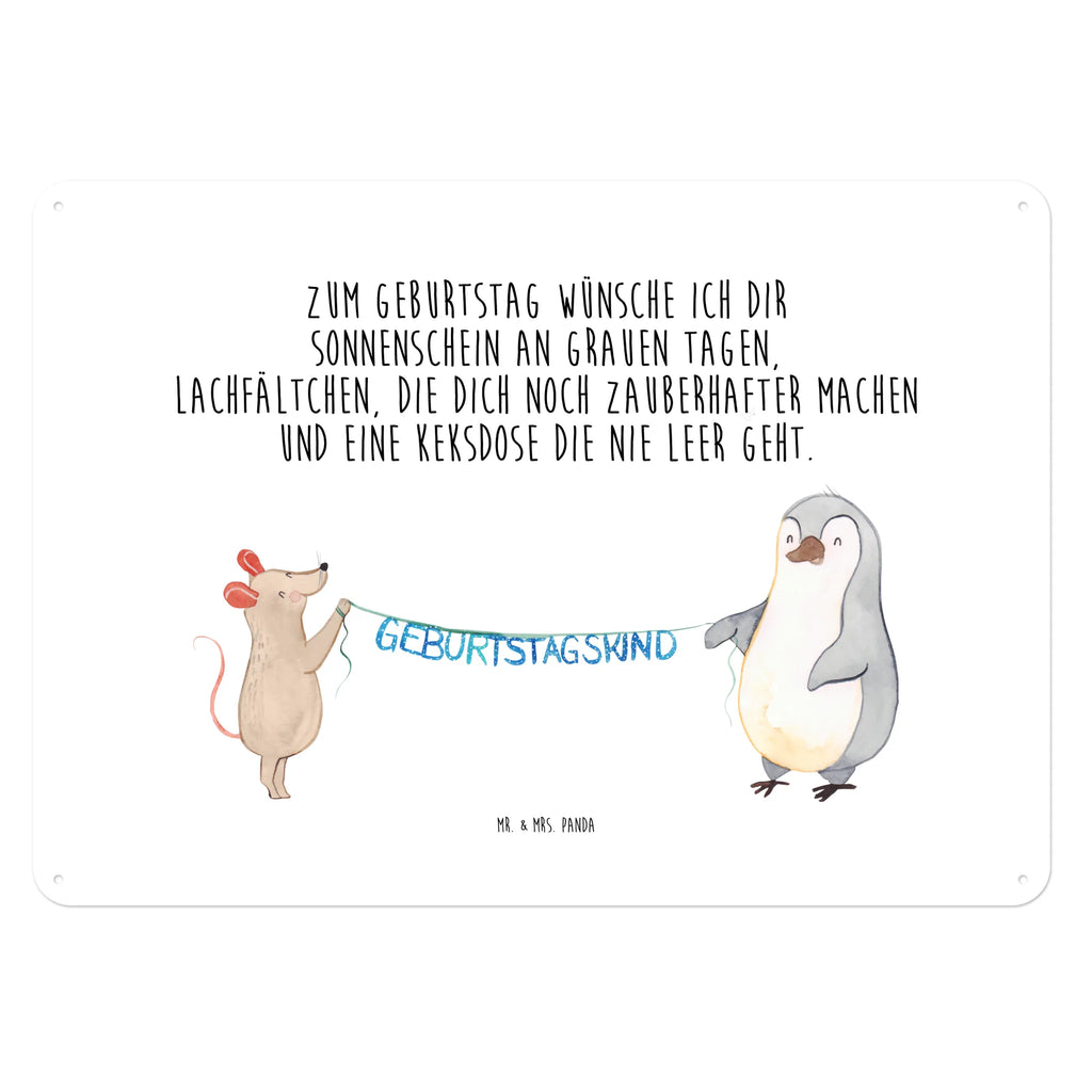 Blechschild Maus Pinguin Geburtstag Blechschild Zum Aufhängen, Wandschild Metall, Dekoschild Metall, Blechschild Büro, Blechschild Küche, Blechschild Groß, Türschild Metall, Blechschild, Blechschild Für Männer, Blechschild Für Frauen, Geschenk, Geburtstagsgeschenk, Geburtstag, Maus, Geburtstage, Happy Birthday, Pinguin, Geburtstagsfeier