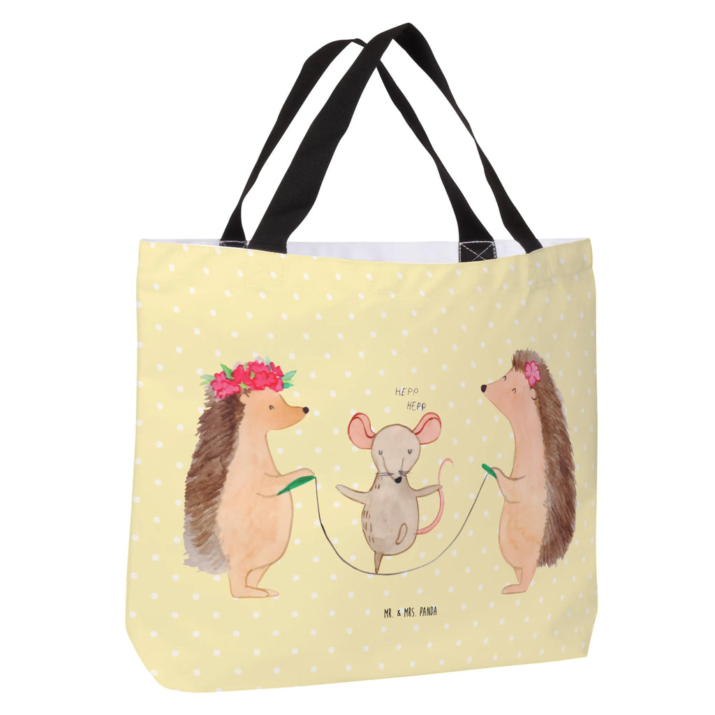 Shopper Hedgehog skipping Schultertasche, Stofftasche, Schultasche, Tüte, Einkaufsbeutel, Tragebeutel, Freizeittasche, Alltagstasche, Beutel, Ausflug, Strandtasche, XXL Tasche, Einkaufstasche, Shopper, XL, Schulbeutel, Gute Laune, Tiermotive, Tiere, Lustige Sprüche, Kindergarten, Maus, Kinder, Seilhüpfen, Seilspringen, Igel