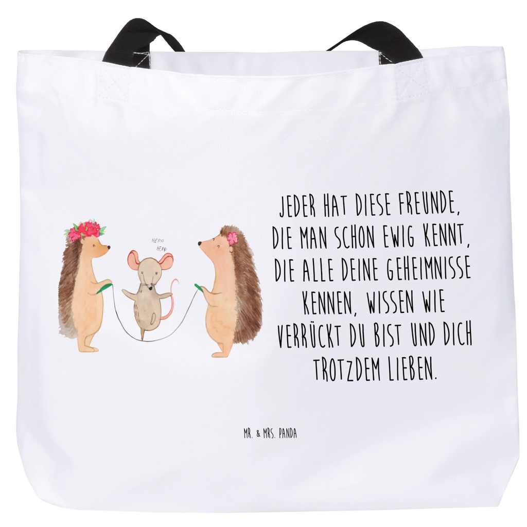 Shopper Hedgehog skipping Schultertasche, Stofftasche, Schultasche, Tüte, Einkaufsbeutel, Tragebeutel, Freizeittasche, Alltagstasche, Beutel, Ausflug, Strandtasche, XXL Tasche, Einkaufstasche, Shopper, XL, Schulbeutel, Gute Laune, Tiermotive, Tiere, Lustige Sprüche, Kindergarten, Maus, Kinder, Seilhüpfen, Seilspringen, Igel