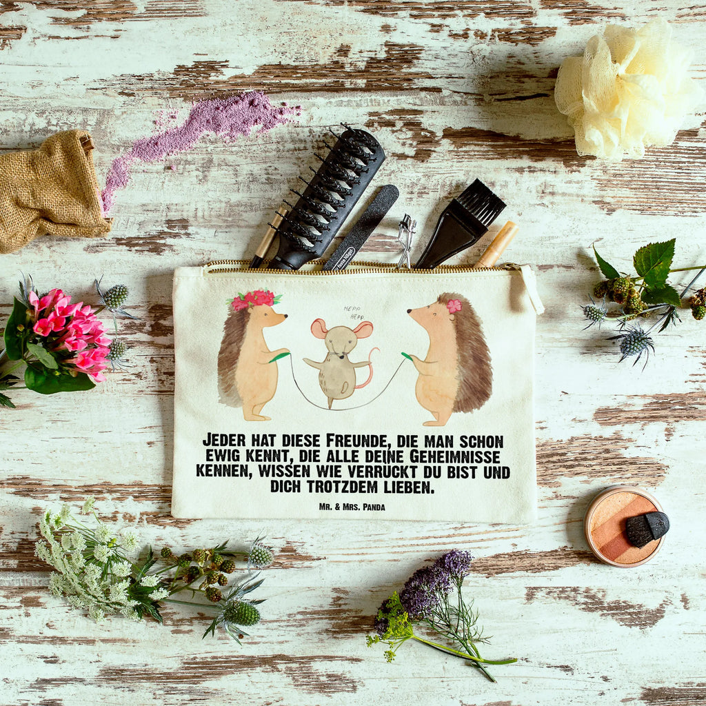 torebka na makijaż jeż Skakanie na skakance Kosmetikbeutel, Stiftemäppchen, Kulturtasche, Schminktäschchen, Kulturbeutel, Waschtasche, aufbewahrungsbeutel, beauty tasche, Schminktasche, toiletry bag, beauty case, kosmetiktäschchen, Schlampermäppchen, aufbewahrungstasche, Mäppchen, pencil case, Schminkbeutel, Kosmetiktasche, Etui, utensilientasche, Waschbeutel, Federmappe, pinsel tasche, Tiermotive, Tiere, Lustige Sprüche, Gute Laune, Kinder, Seilhüpfen, Maus, Seilspringen, Igel, Kindergarten