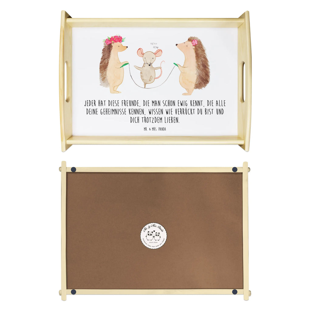 Serviertablett Igel Seilhüpfen Küchentablett, Serviertablett, Tablett, Holztablett, Frühstückstablett, Dekotablett, Tiermotive, Gute Laune, lustige Sprüche, Tiere, Seilhüpfen, Igel, Maus, Seilspringen, Kindergarten, Kinder