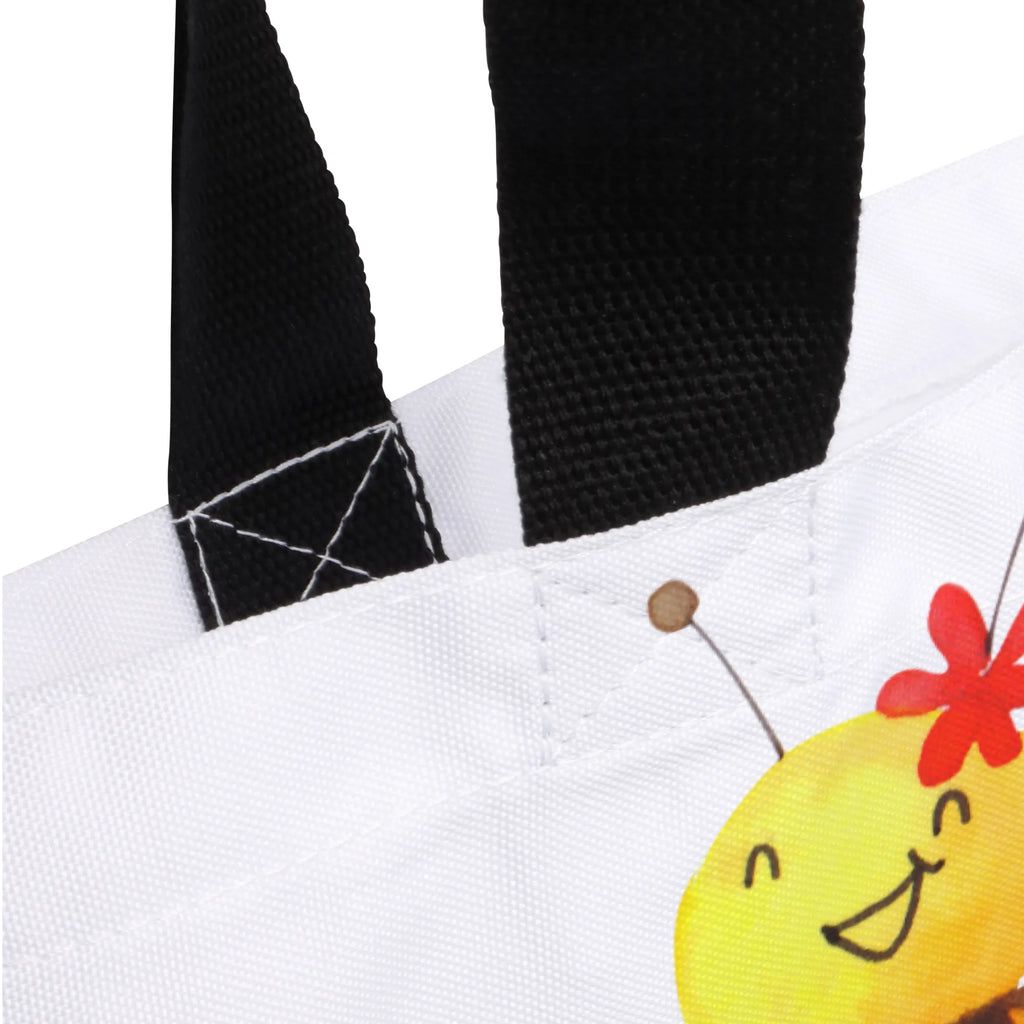 Shopper Biene Blume Alltagstasche, Tasche, Einkaufsbeutel, Shopper, Schultasche, Tragebeutel, Einkaufstasche, Schulbeutel, Beutel, Strandtasche, Freizeittasche, Biene, Wespe, Hummel