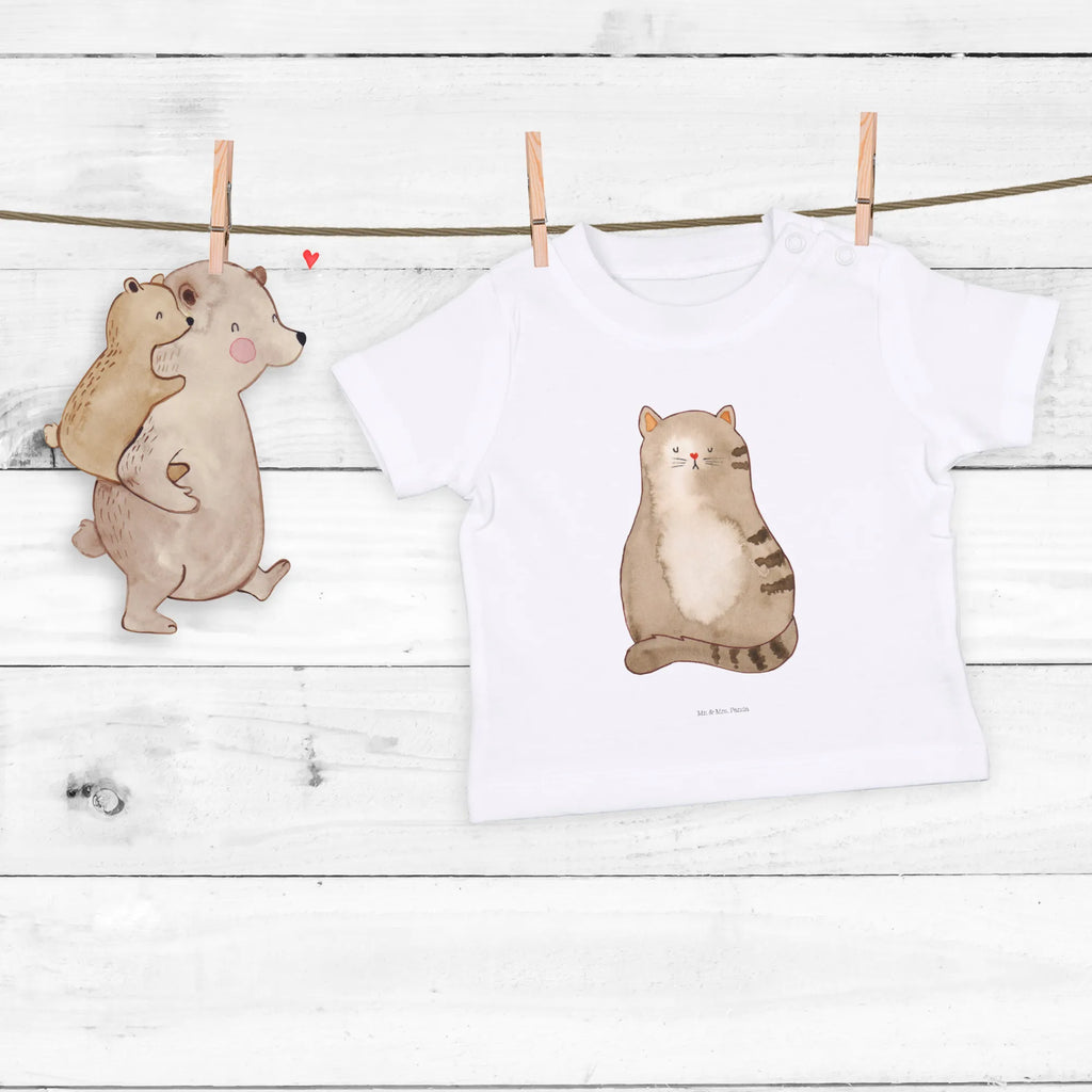 Organic Baby Shirt Cat Sit cat, tomcat, kitty, meow, kitten, housecat, mama cat, love cats, cat image, cat fan, cat lover, cat fancier, cat decoration, gift for cat lover, cat owner, funny cats, cat sayings, cat motto, funny cat gifts, fan merchandise, cat stuff, animal lover, pet, center, Cats, pussy, cats, purpose in life, love, family, cat love