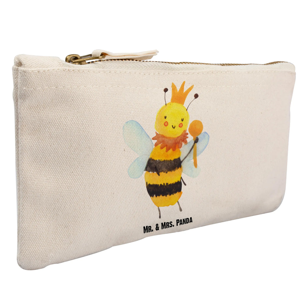 torebka na makijaż pszczoła król Federmappe, Waschtasche, Etui, Kulturbeutel, aufbewahrungsbeutel, aufbewahrungstasche, pencil case, Schminkbeutel, Stiftemäppchen, Kosmetikbeutel, kosmetiktäschchen, Schlampermäppchen, pinsel tasche, Kulturtasche, toiletry bag, beauty case, Schminktäschchen, Waschbeutel, utensilientasche, Kosmetiktasche, beauty tasche, Schminktasche, Mäppchen, Biene, Hummel, Wespe