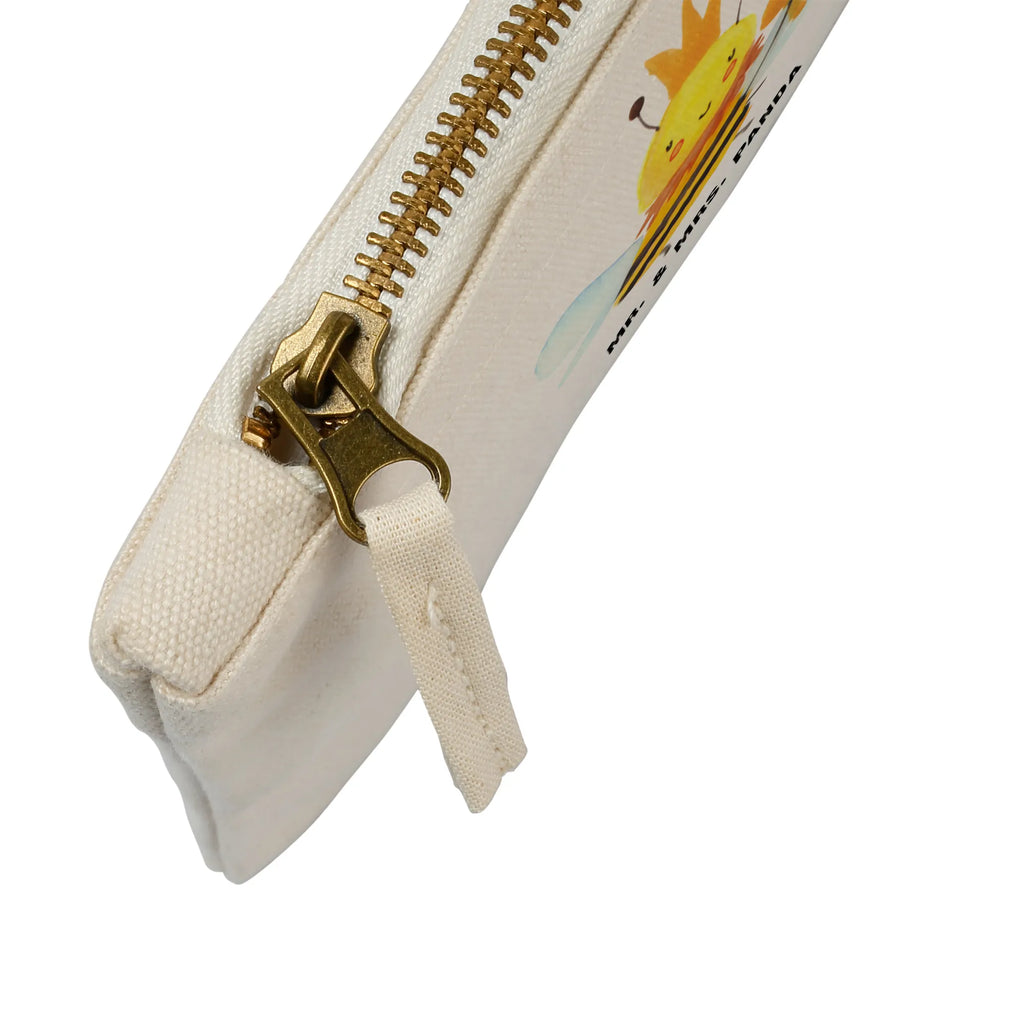 torebka na makijaż pszczoła król Federmappe, Waschtasche, Etui, Kulturbeutel, aufbewahrungsbeutel, aufbewahrungstasche, pencil case, Schminkbeutel, Stiftemäppchen, Kosmetikbeutel, kosmetiktäschchen, Schlampermäppchen, pinsel tasche, Kulturtasche, toiletry bag, beauty case, Schminktäschchen, Waschbeutel, utensilientasche, Kosmetiktasche, beauty tasche, Schminktasche, Mäppchen, Biene, Hummel, Wespe