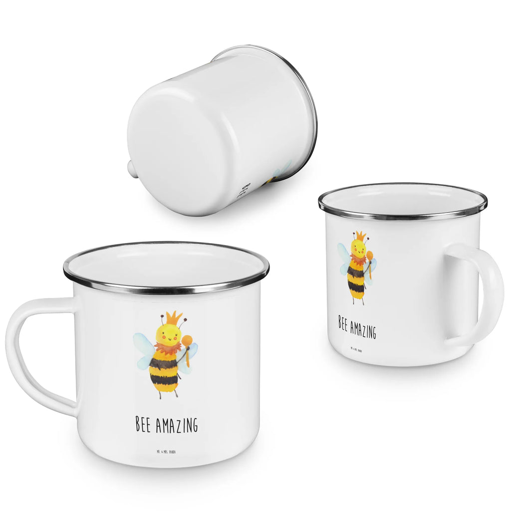 Camping Emaille Tasse Biene König Reisebecher, Tasse Emaille, Campingbecher, blechbecher, Tasse, Emailletasse, Teebecher, Metalltasse, Teetasse, Kaffeetasse, becher emaille, Kaffeebecher, wanderbecher, Emaille Becher, reisetasse, metallbecher, Blechtasse, Pott, Campingtasse, Becher, Trinkbecher, wandertasse, Emaille Tasse, emaillebecher, Hummel, Wespe, Biene