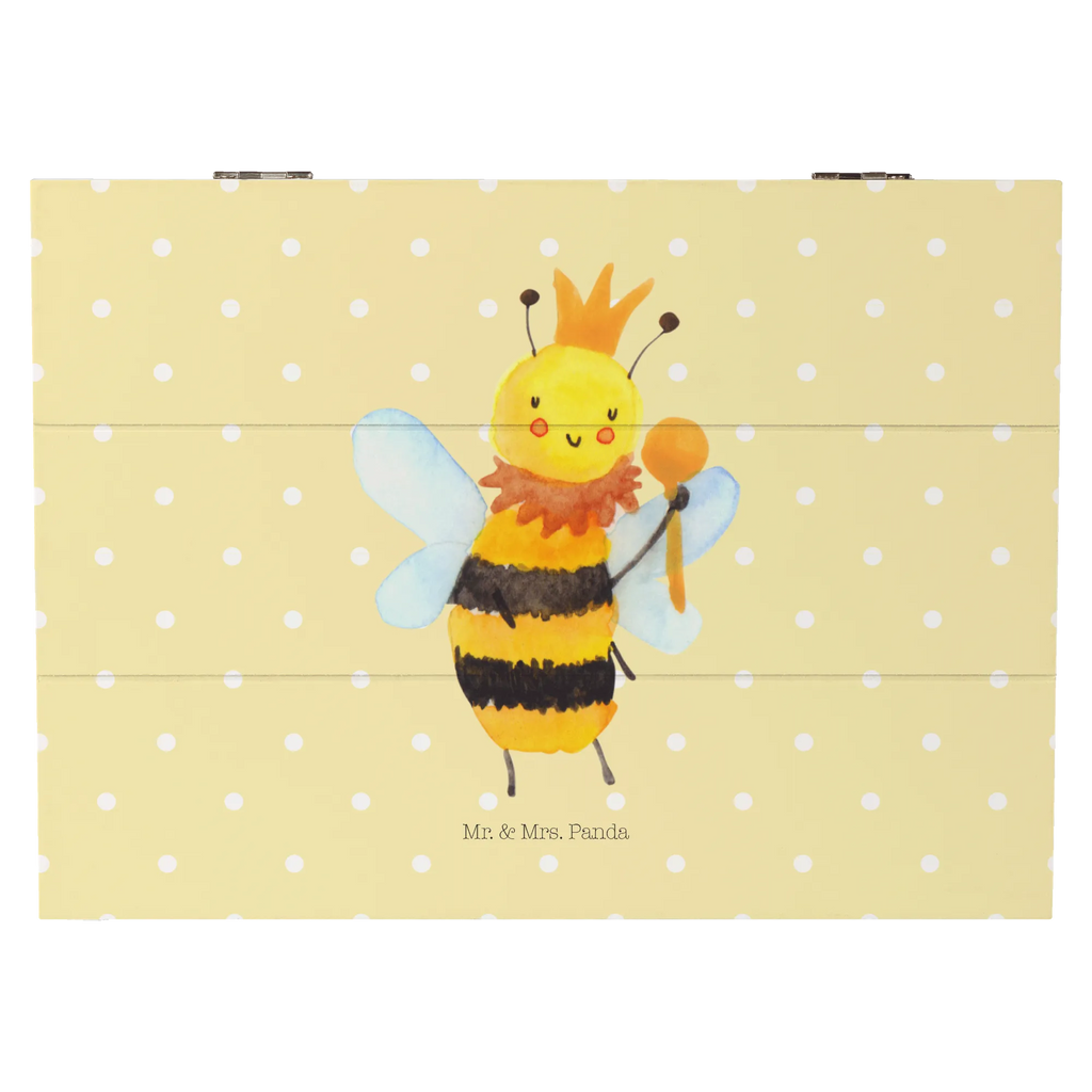 Holzkiste Biene König Erinnerungsbox, Geschenkdose, Aufbewahrungsbox, XXL, Dekokiste, Geschenkbox, Truhe, Schatulle, Holzkiste, Kiste, Erinnerungskiste, Schatzkiste, Biene, Wespe, Hummel