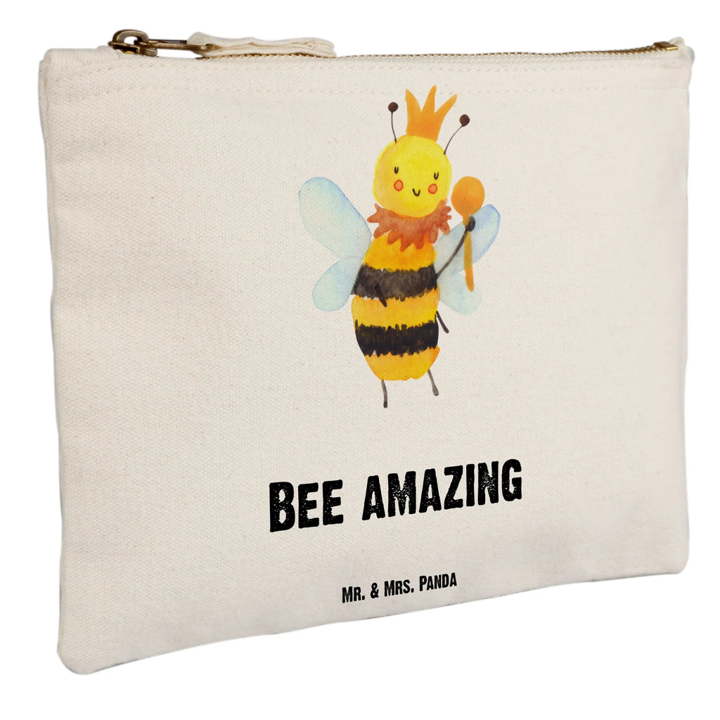 torebka na makijaż pszczoła król Federmappe, Waschtasche, Etui, Kulturbeutel, aufbewahrungsbeutel, aufbewahrungstasche, pencil case, Schminkbeutel, Stiftemäppchen, Kosmetikbeutel, kosmetiktäschchen, Schlampermäppchen, pinsel tasche, Kulturtasche, toiletry bag, beauty case, Schminktäschchen, Waschbeutel, utensilientasche, Kosmetiktasche, beauty tasche, Schminktasche, Mäppchen, Biene, Hummel, Wespe