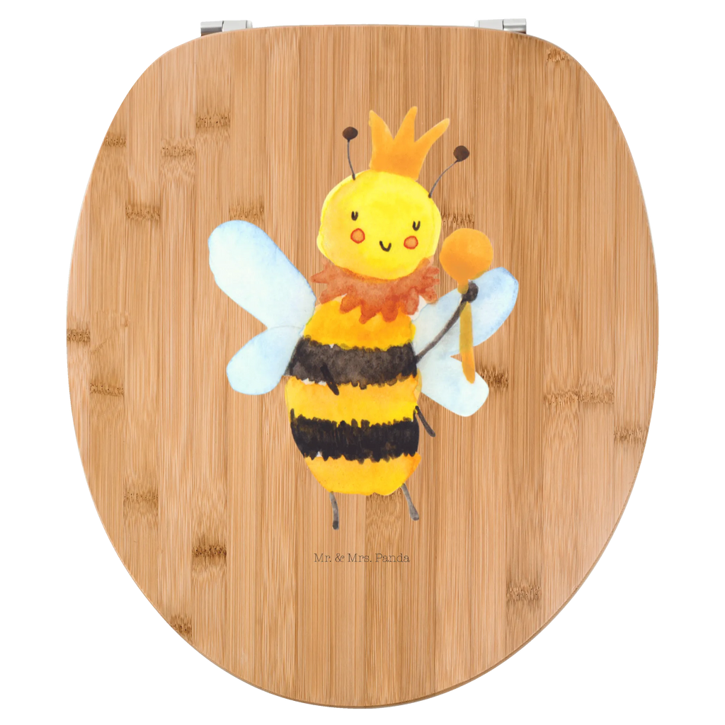 Motiv WC Sitz Biene König WC-Sitz, Klodeckel, Toilette, Toilettendeckel, Klobrille, Biene, Wespe, Hummel