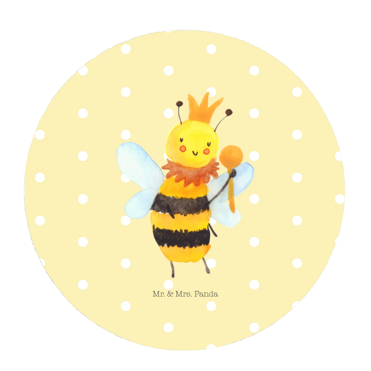 Round magnet bee king