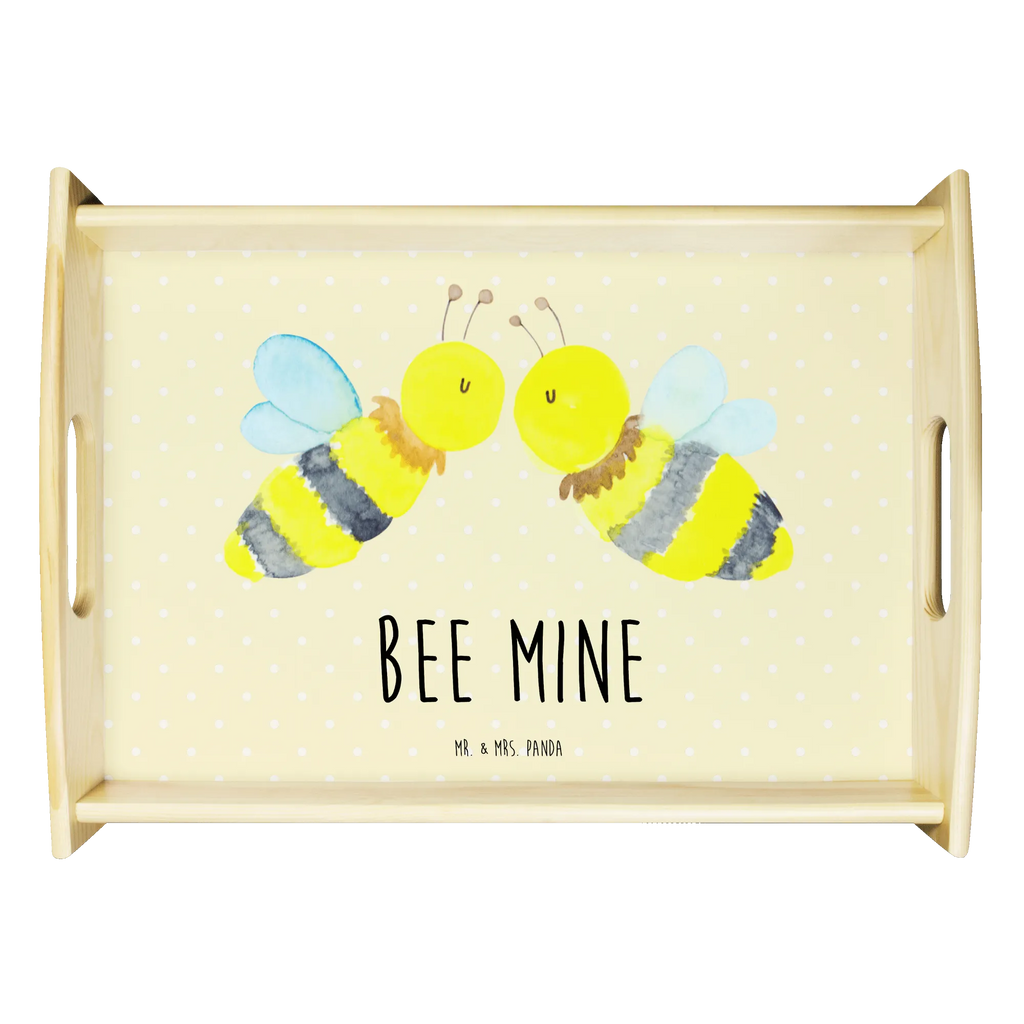 Serviertablett Biene Liebe Tablett, Serviertablett, Holztablett, Frühstückstablett, Küchentablett, Dekotablett, Biene, Wespe, Hummel