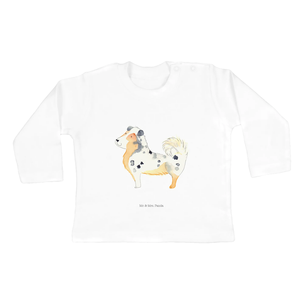 Baby Longsleeve Hund Australien Shepherd