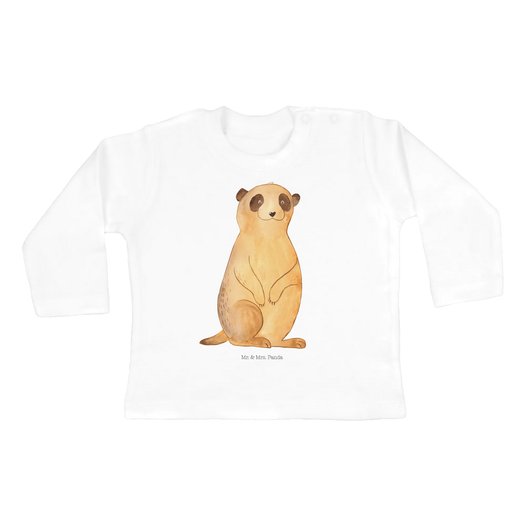 Baby Longsleeve Erdmännchen Kleidung, Jungen, Baby, Langarm, Bio, Mädchen, Afrika, Wildtiere, Traveling, Reisen, Weltreise, Spruch, Roadtrip, Afrikareise, Erdmännchen