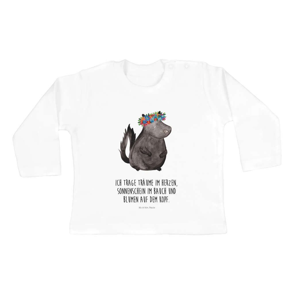 Longsleeve dla niemowląt 12-18 miesięcy skunks dziewczynka Langarm, Baby Shower, Kleidung, Bio, Skunk, Stinktier, Yoga, Stinker, Raubtier, Wildtier, Stinki, Namaste