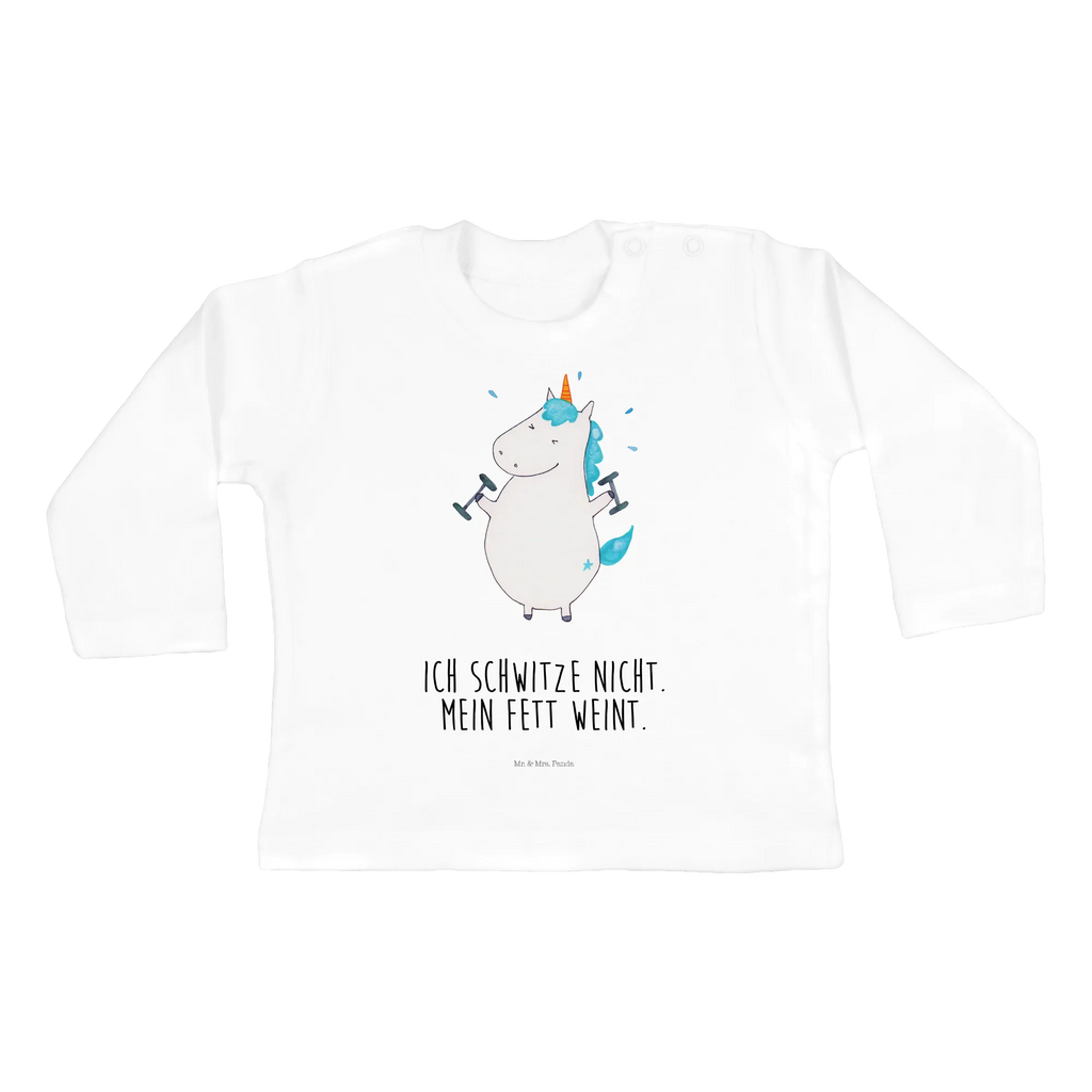 Baby long-sleeve unicorn fitness Kleidung, Bio, Baby Shower, Langarm, Einhörner, Einhorn Deko, Einhorn, Unicorn, Abnehmen, Fitnessstudio, Pumpen, Sixpack, Gym, Diät, Fitness, Geräte, Sport