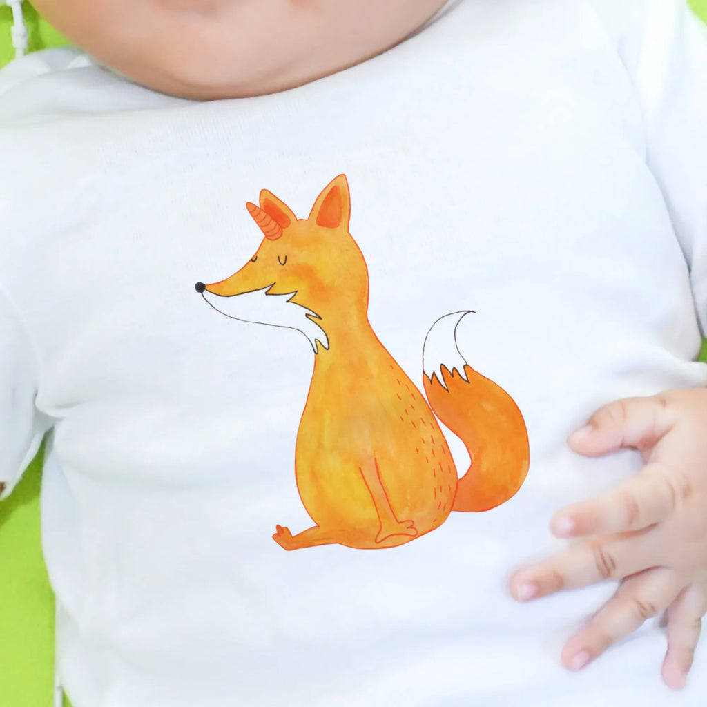 Baby Longsleeve Fuchshörnchen Wunsch Bio, Langarm, Kleidung, Baby Shower, Einhörner, Einhorn Deko, Einhorn, Unicorn, Fuchshorn, Füchse, Fuchshörnchen, Foxycorn, Fuchs, Unicorns