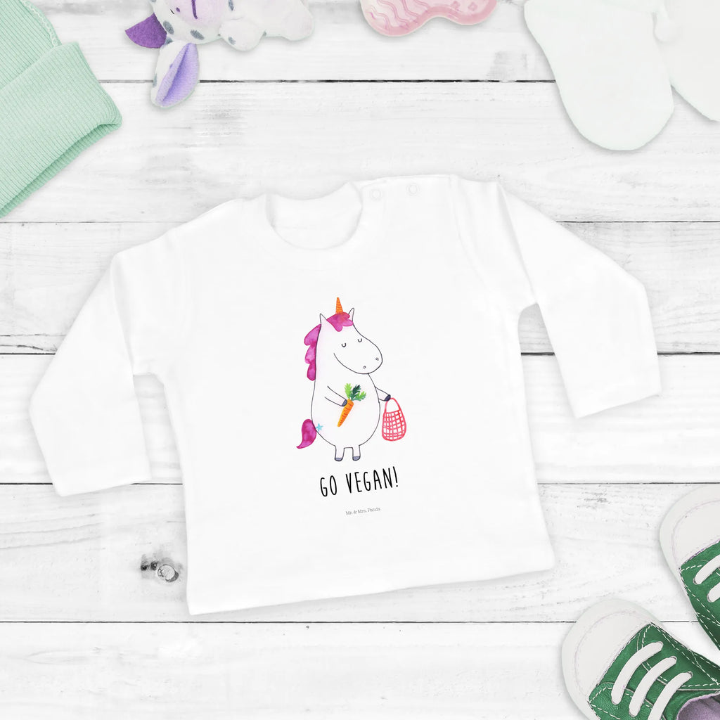 Baby Longsleeve Einhorn Vegan Bio, Kleidung, Baby Shower, Langarm, Einhörner, Einhorn Deko, Einhorn, Unicorn, Vegetariar, Gesund Leben, Gesund essen, Veganismus, Vegan, Veganer, Rohkost