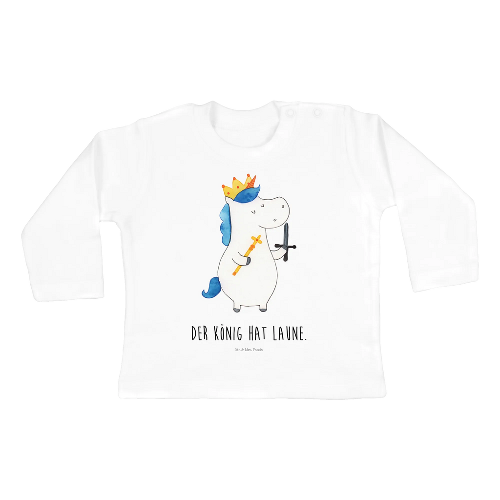 Baby long-sleeve unicorn king with sword Kleidung, Langarm, Baby Shower, Bio, Einhörner, Einhorn Deko, Einhorn, Unicorn, Ritter, König, Mittelalter