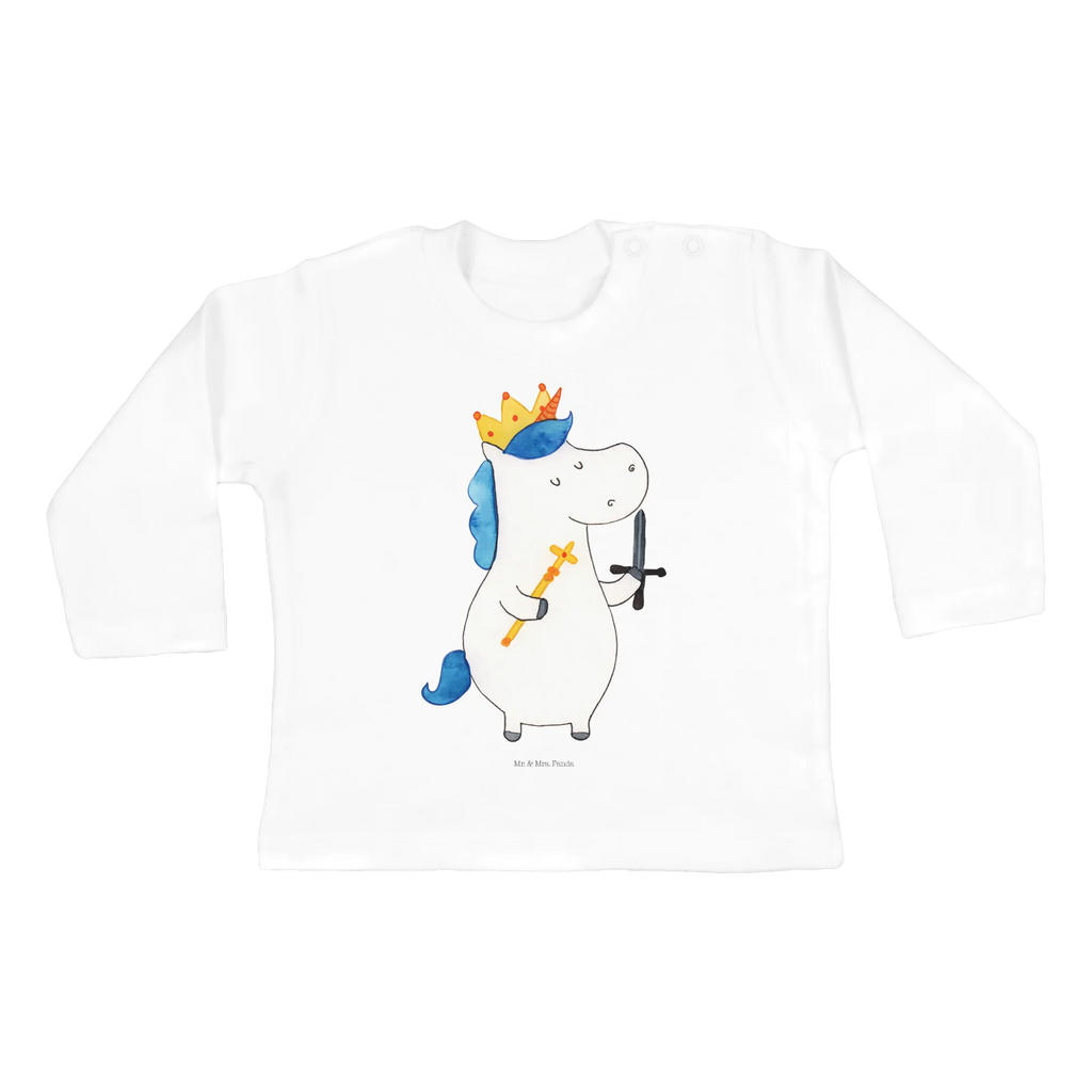 Baby long-sleeve unicorn king with sword Kleidung, Langarm, Baby Shower, Bio, Einhörner, Einhorn Deko, Einhorn, Unicorn, Ritter, König, Mittelalter
