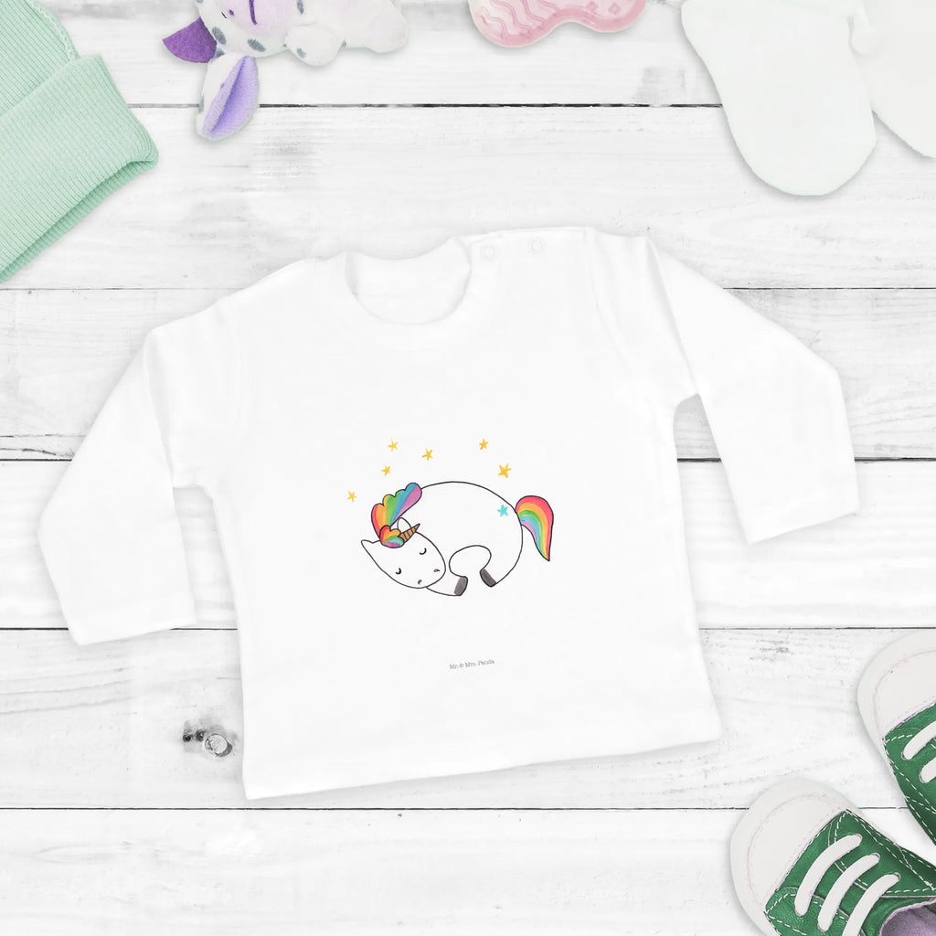 Baby Longsleeve Einhorn Nacht Baby Shower, Bio, Langarm, Kleidung, Einhörner, Einhorn Deko, Einhorn, Unicorn, Geschenk, Ruhe, Traum, Realität, Menschen, Freundin, Träume