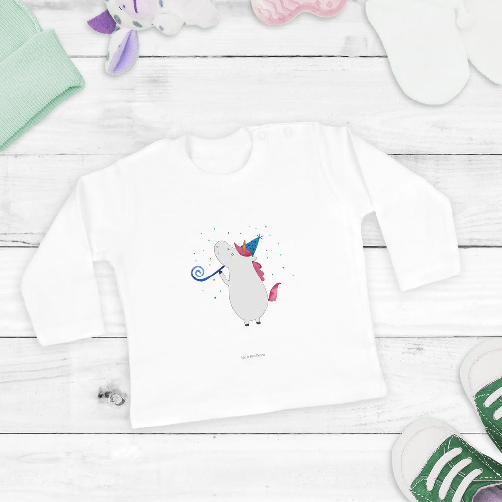 Baby Longsleeve Einhorn Party Langarm, Kleidung, Bio, Baby Shower, Einhörner, Einhorn Deko, Einhorn, Unicorn, Fest, Geburtstag, Club, Disco, Party, Feier, Alkohol, Glitzer, Konfetti
