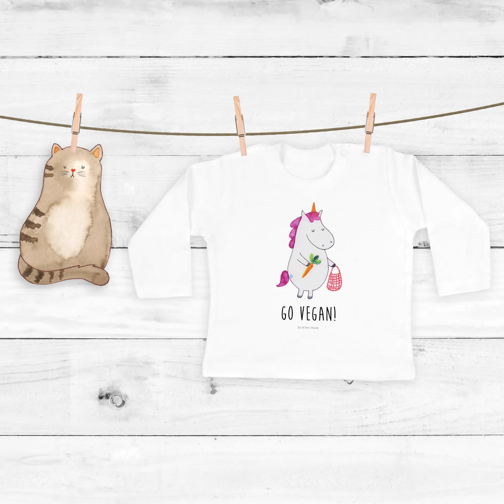 Baby Longsleeve Einhorn Vegan Bio, Kleidung, Baby Shower, Langarm, Einhörner, Einhorn Deko, Einhorn, Unicorn, Vegetariar, Gesund Leben, Gesund essen, Veganismus, Vegan, Veganer, Rohkost