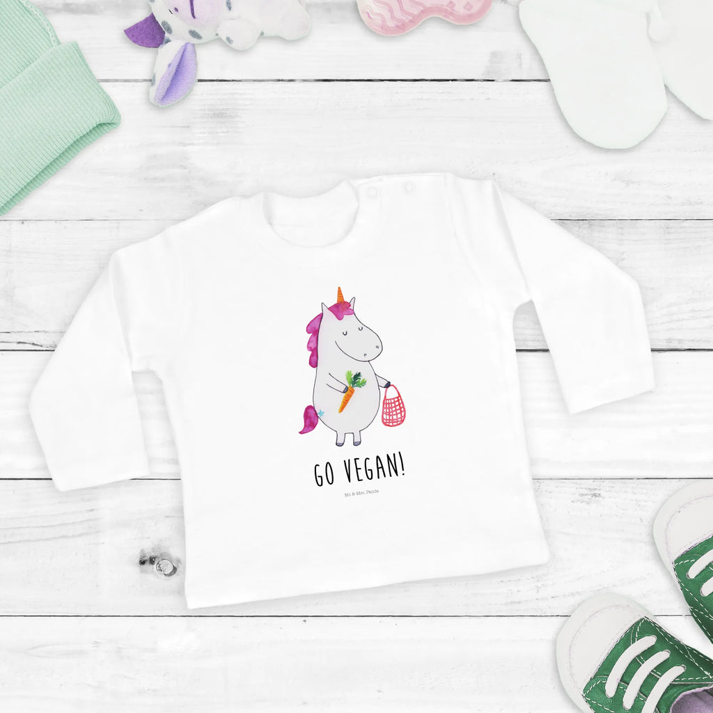 Baby Longsleeve Einhorn Vegan Bio, Kleidung, Baby Shower, Langarm, Einhörner, Einhorn Deko, Einhorn, Unicorn, Vegetariar, Gesund Leben, Gesund essen, Veganismus, Vegan, Veganer, Rohkost