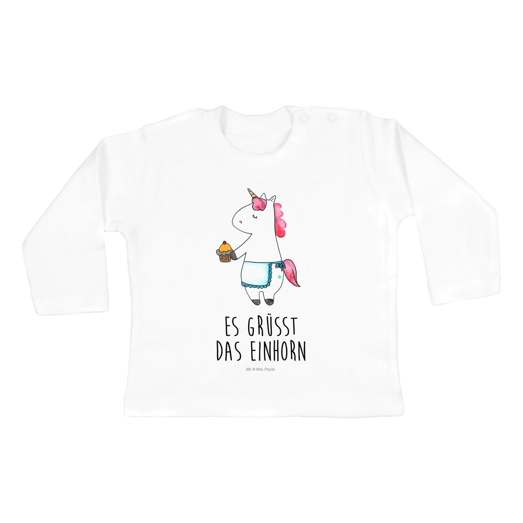 Baby Longsleeve Einhorn Muffin Bio, Kleidung, Baby Shower, Langarm, Einhörner, Einhorn Deko, Einhorn, Unicorn, Kekse, Grüße, Glückwünsche, Muffin, Backen, Geburtstagsgrüße, Geburtstag, Liebesgrüße