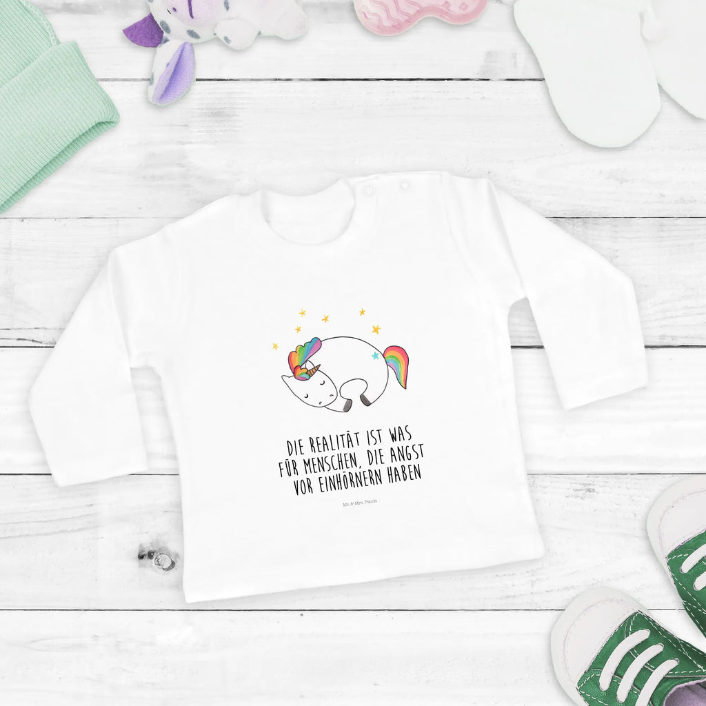 Baby Longsleeve Einhorn Nacht Baby Shower, Bio, Langarm, Kleidung, Einhörner, Einhorn Deko, Einhorn, Unicorn, Geschenk, Ruhe, Traum, Realität, Menschen, Freundin, Träume