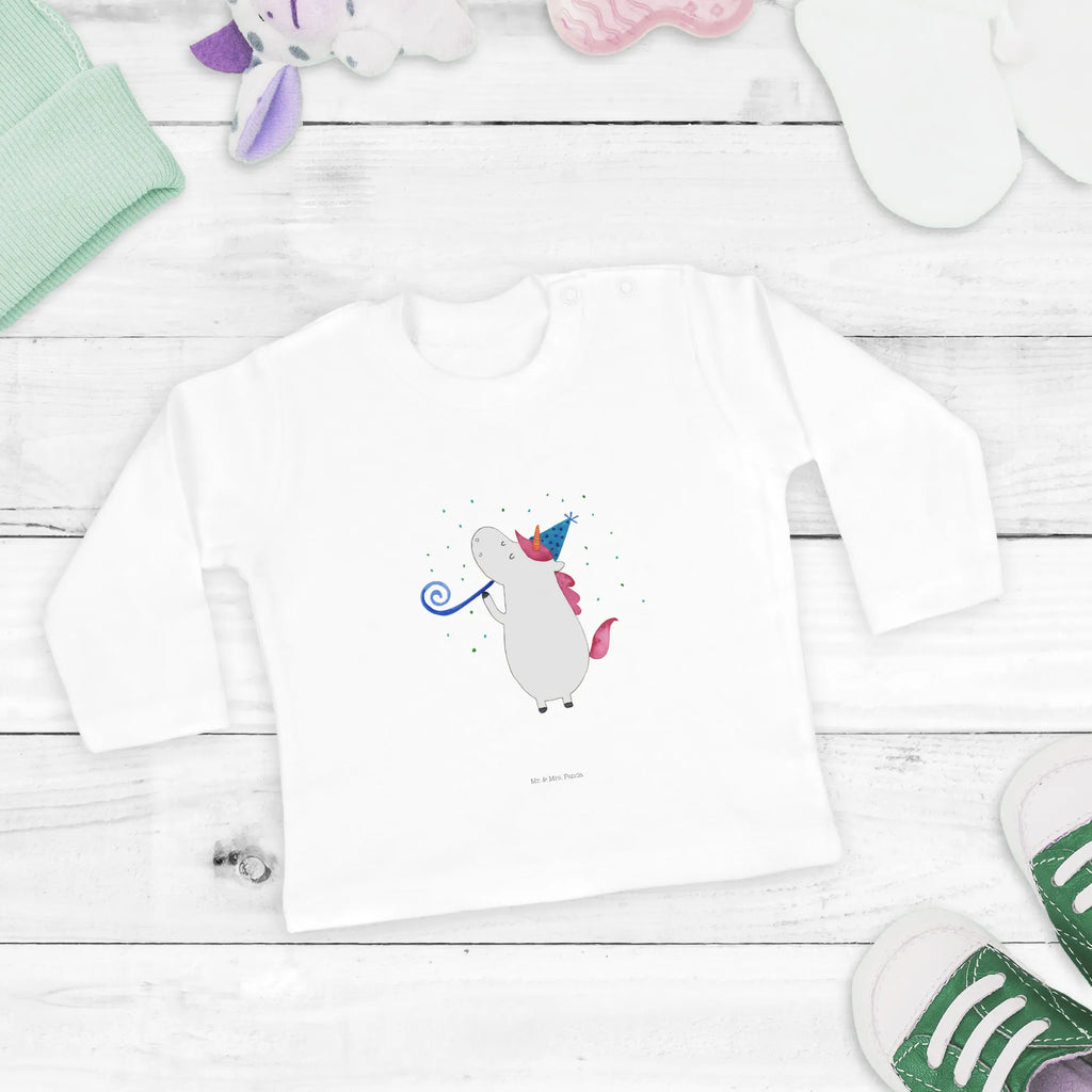Baby Longsleeve Einhorn Party Langarm, Kleidung, Bio, Baby Shower, Einhörner, Einhorn Deko, Einhorn, Unicorn, Fest, Geburtstag, Club, Disco, Party, Feier, Alkohol, Glitzer, Konfetti