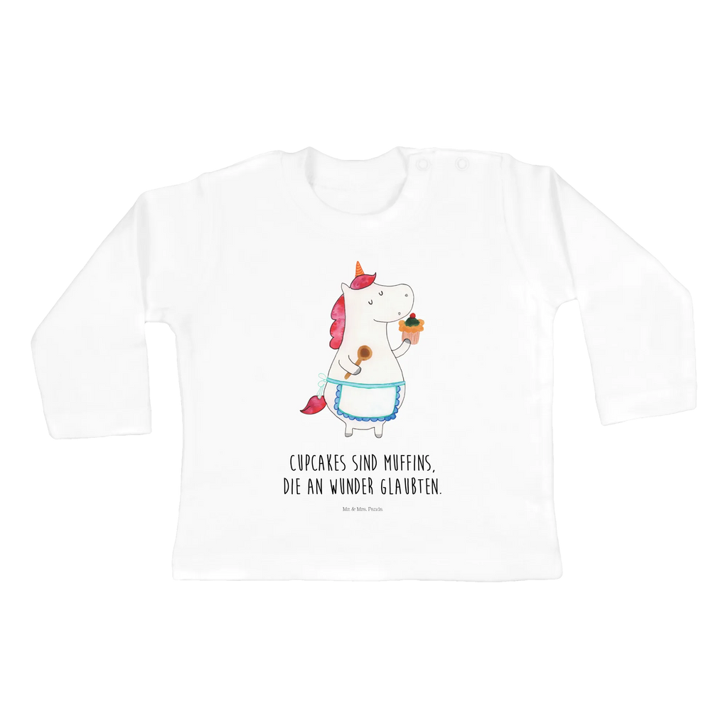 Baby Longsleeve Einhorn Küchenfee Langarm, Baby Shower, Bio, Kleidung, Einhörner, Einhorn Deko, Einhorn, Unicorn, Motivation, Träumen, Muffin, Kuchen, Bäckerin, Backen, Träumer, Koch, Hobbykoch, Torte