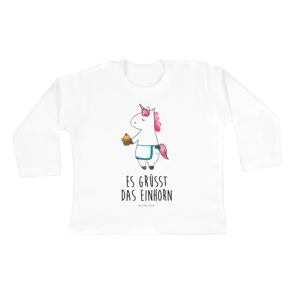 Baby Longsleeve Einhorn Muffin Bio, Kleidung, Baby Shower, Langarm, Einhörner, Einhorn Deko, Einhorn, Unicorn, Kekse, Grüße, Glückwünsche, Muffin, Backen, Geburtstagsgrüße, Geburtstag, Liebesgrüße
