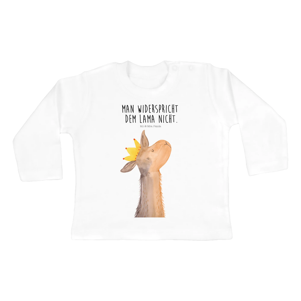 Baby long-sleeve llama head king Langarm, Baby, Bio, Mädchen, Jungen, Kleidung, Lama, Alpaka, König, Vorgesetzter, Chef, Papa, Abitur, Mama, Büro Kollege, Kollegin, Freundin, Lamas, Königin, Abi