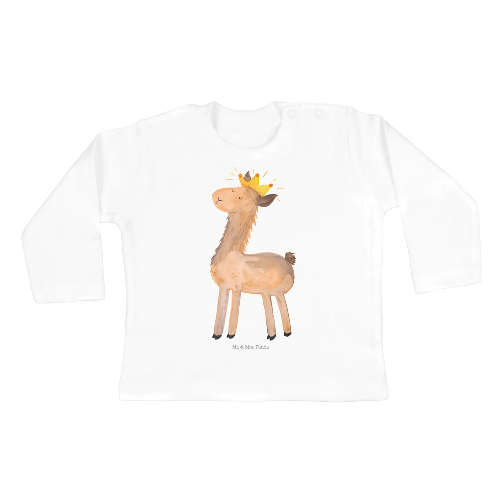 Baby long-sleeve lama king Bio, Kleidung, Baby Shower, Langarm, Alpaka, Lama, Freundin, Abitur, Papa, König, Chef, Vorgesetzter, Abi, Kollegin, Königin, Büro Kollege, Mama, Lamas