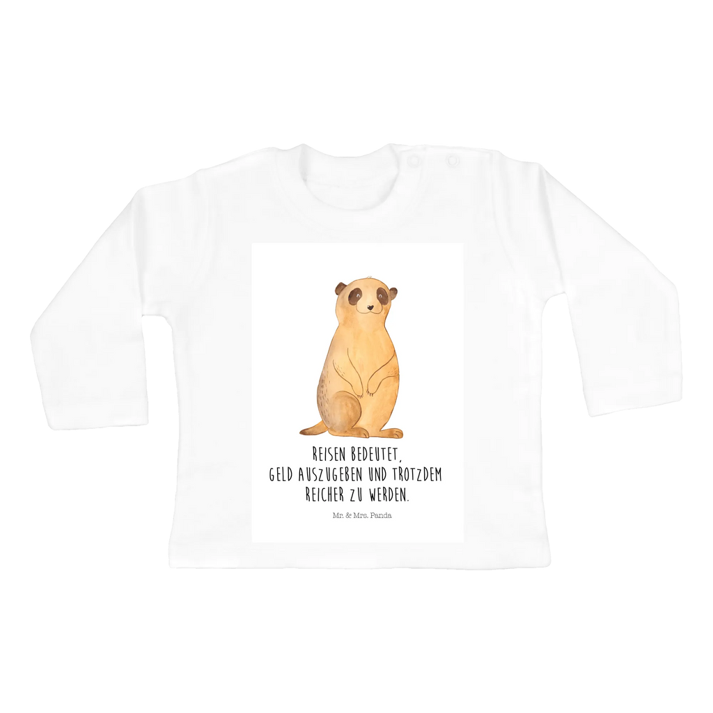 Baby Longsleeve Erdmännchen Kleidung, Jungen, Baby, Langarm, Bio, Mädchen, Afrika, Wildtiere, Traveling, Reisen, Weltreise, Spruch, Roadtrip, Afrikareise, Erdmännchen
