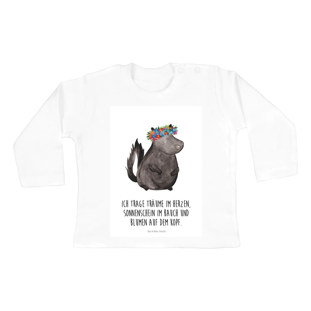 Longsleeve dla niemowląt 12-18 miesięcy skunks dziewczynka Langarm, Baby Shower, Kleidung, Bio, Skunk, Stinktier, Yoga, Stinker, Raubtier, Wildtier, Stinki, Namaste
