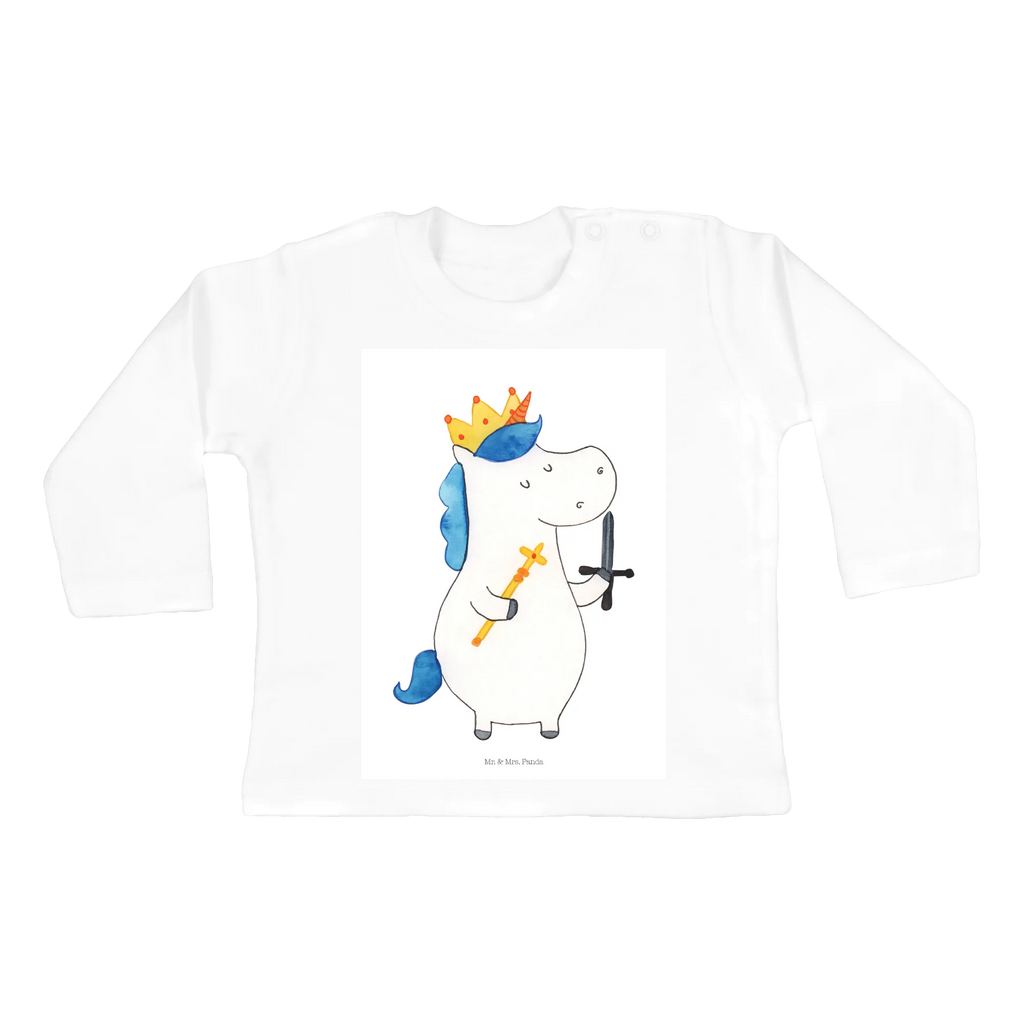 Baby long-sleeve unicorn king with sword Kleidung, Langarm, Baby Shower, Bio, Einhörner, Einhorn Deko, Einhorn, Unicorn, Ritter, König, Mittelalter